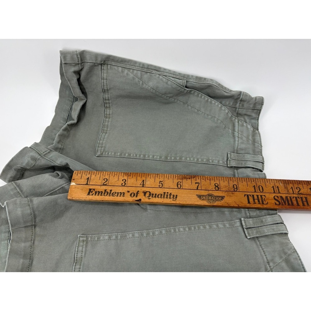 Pistola, Utility Shorts, Cotton Viscose,Olive Green,Cargo Sz 32, Women's Size 28 - Picture 8 of 10